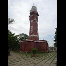 Der Uhrturm von Thanjavur, viel Turm für eine kleine Uhr